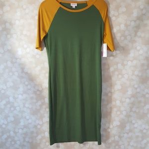 Lularoe Julia midi dress bnwt medium